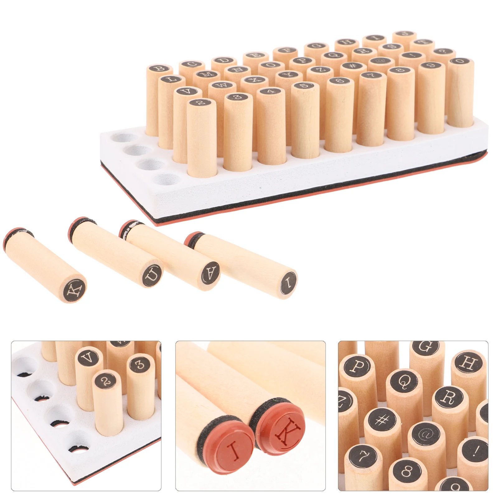 40 Pcs Letter Cylinder Seal Wooden Scrapbook Birthday Decoration for Girl Decorate
40 Pcs Letter Cylinder Seal Wooden Scrapbook Birthday Decoration for Girl Decorate