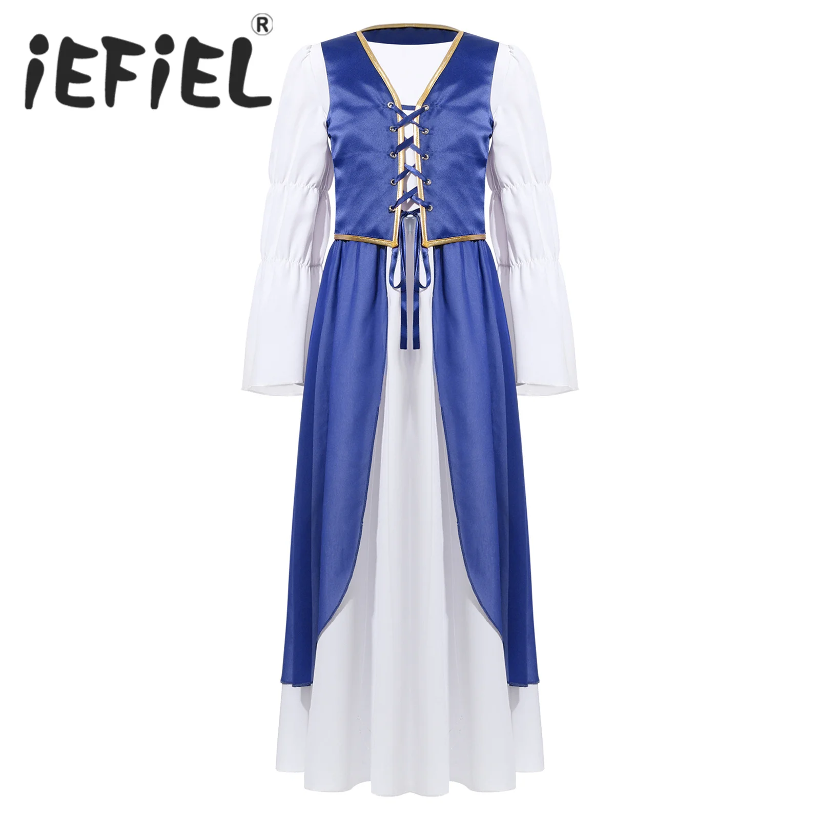 Детский винтажный костюм эпохи Возрождения для девочек, одежда для косплея в средневековом стиле на Хэллоуин, майка со шнуровкой и нарядное платье принцессы
Детский винтажный костюм эпохи Возрождения для девочек, одежда для косплея в средневековом стиле на Хэллоуин, майка со шнуровкой и нарядное платье принцессы