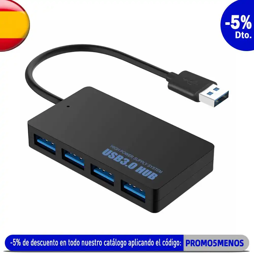 4 порта USB 3 0 концентратор данных черный светодиодный ным индикатором высокая