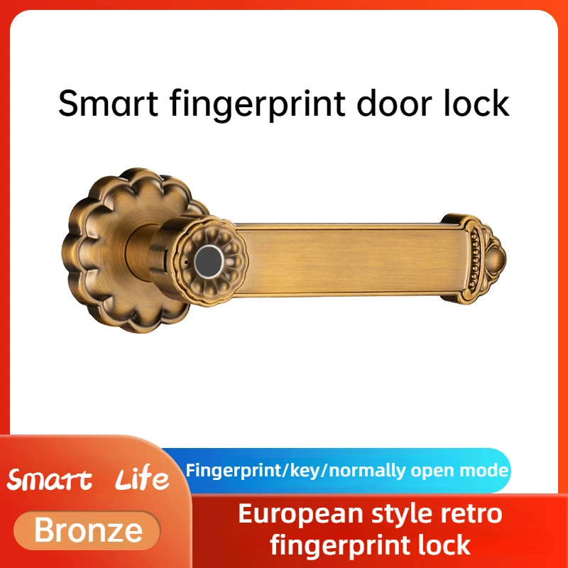 Smart Fingerprint Door Lock Handle USB Rechargeable Anti Theft Smart Electric Biometric Keyless Security Entry/Key Unlock
Smart Fingerprint Door Lock Handle USB Rechargeable Anti Theft Smart Electric Biometric Keyless Security Entry/Key Unlock