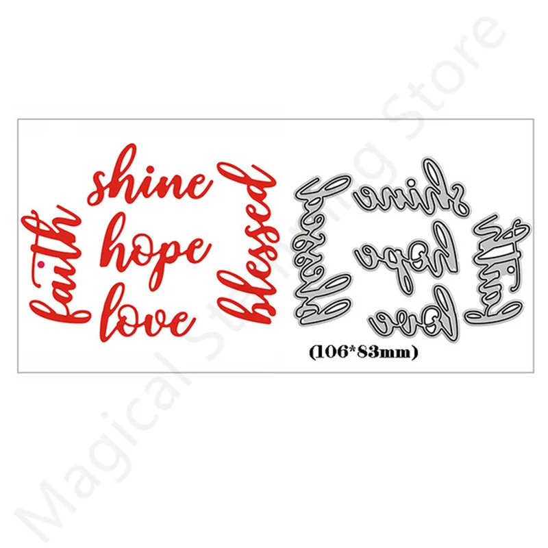 Christmas Metal Cutting Dies Knife Mold DIY Scrapbooking Paper Cards Photo Albums Decorative Handmade Craft Hope 2022
Christmas Metal Cutting Dies Knife Mold DIY Scrapbooking Paper Cards Photo Albums Decorative Handmade Craft Hope 2022