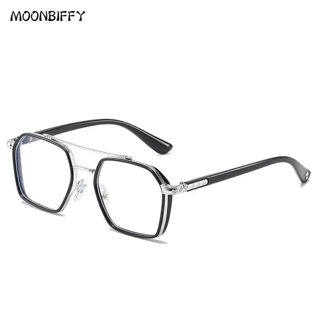 Miroir d'ordinateur anti-lumière bleue à double faisceau rétro pour hommes et femmes, lecture et jeux, protection des yeux 2