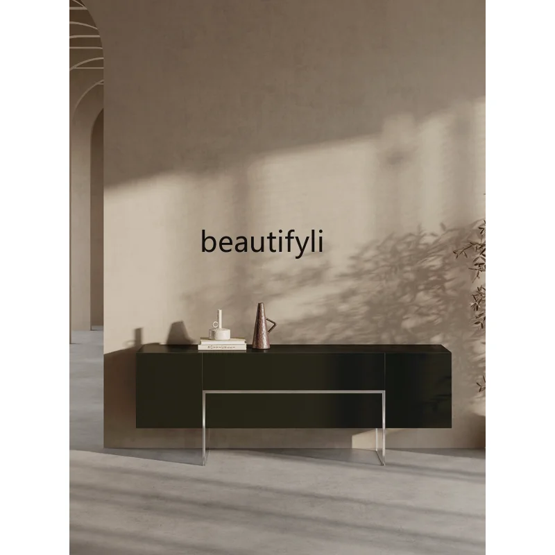 Acrylic Transparent Modern Simple TV Cabinet Living Room Black Storage Cabinet Small Apartment Household Combination Storage
Acrylic Transparent Modern Simple TV Cabinet Living Room Black Storage Cabinet Small Apartment Household Combination Storage