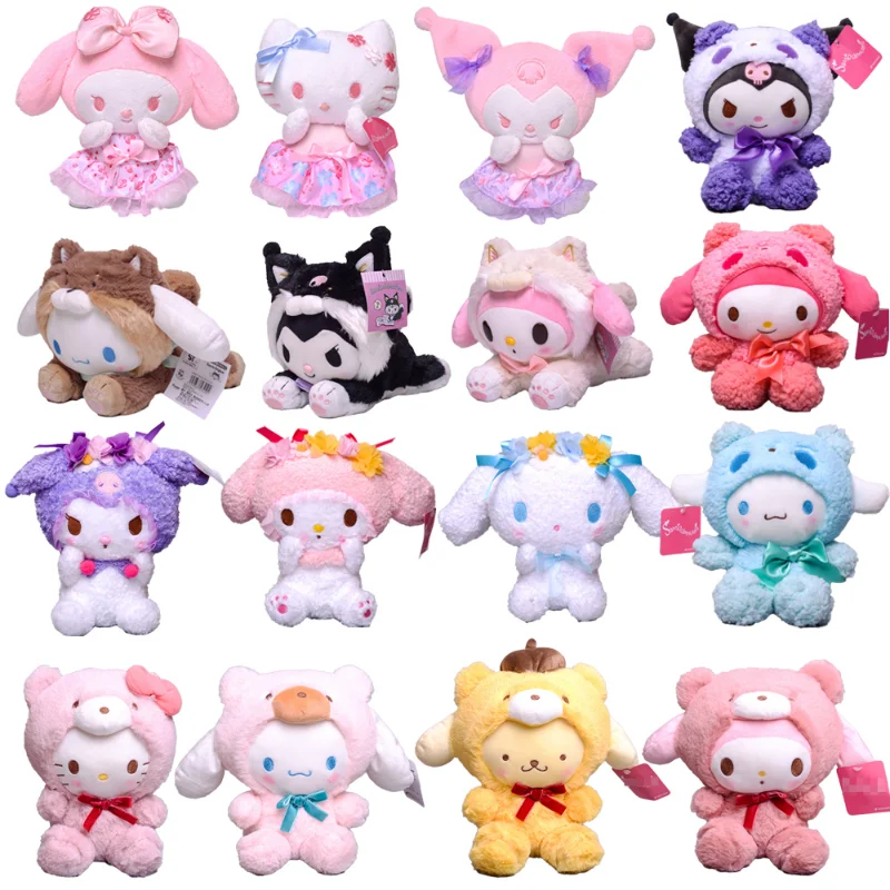 Sanrios Cartoon Stuffed Melody Kuromi Cinnamoroll Plush Toy Anime Kawaii Soft Plushie Girls Doll Toys Pendant Kids Gifts 20CM
Sanrios Cartoon Stuffed Melody Kuromi Cinnamoroll Plush Toy Anime Kawaii Soft Plushie Girls Doll Toys Pendant Kids Gifts 20CM