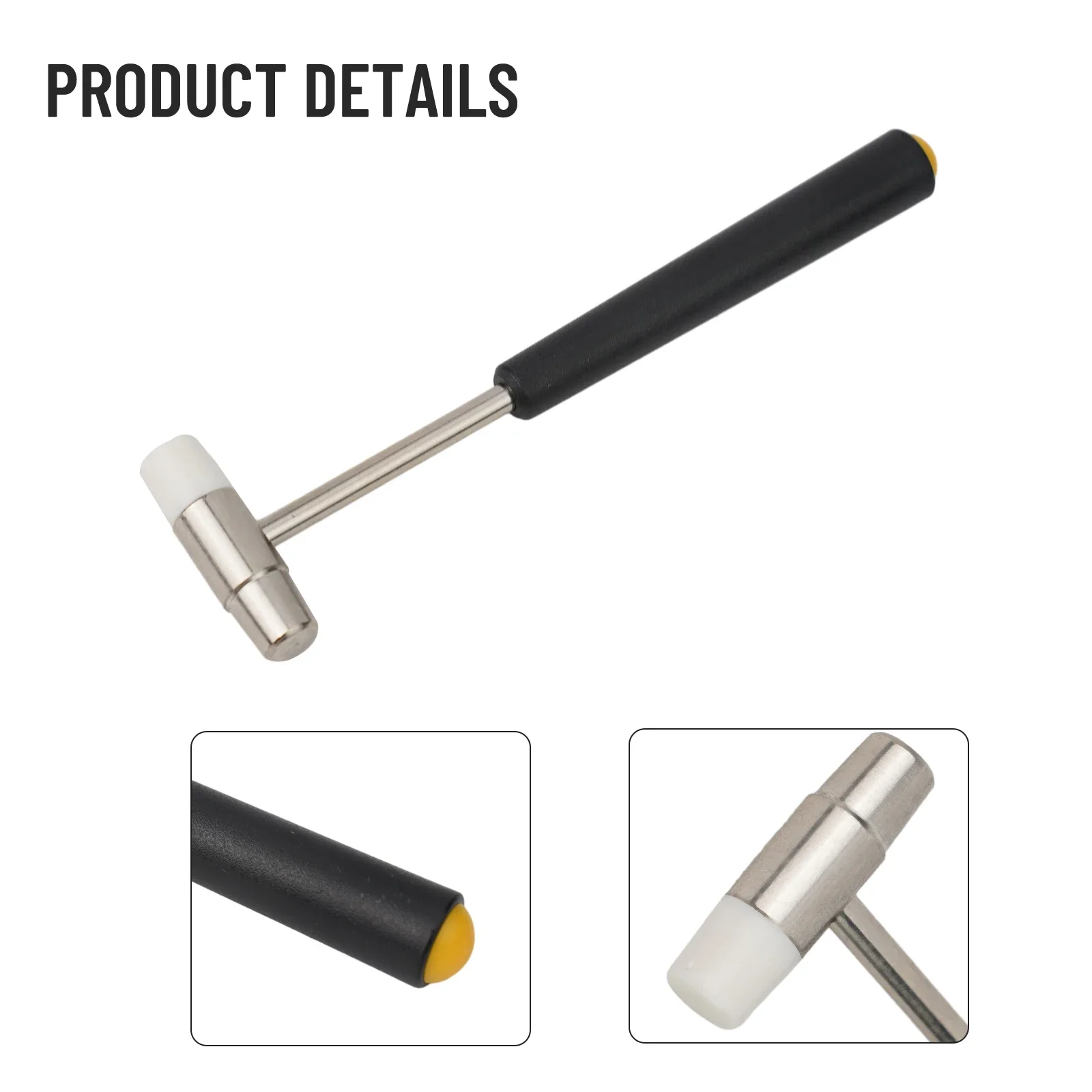 Small Hammer A Hammer Hammer 177mm DIY Double Head Metal Rubber Hammer Plastic Repair Watch For Repair Watch Durable
Small Hammer A Hammer Hammer 177mm DIY Double Head Metal Rubber Hammer Plastic Repair Watch For Repair Watch Durable