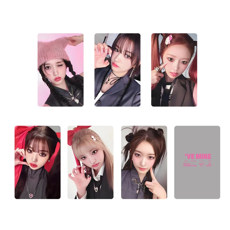 6 шт./набор Kpop IVE новый альбом 1-я фотооткрытка EP Ihas MINE ломо-карта Рей Wonyoung LIZ Gaeul Leeseo Коллекционная открытка
6 шт./набор Kpop IVE новый альбом 1-я фотооткрытка EP Ihas MINE ломо-карта Рей Wonyoung LIZ Gaeul Leeseo Коллекционная открытка