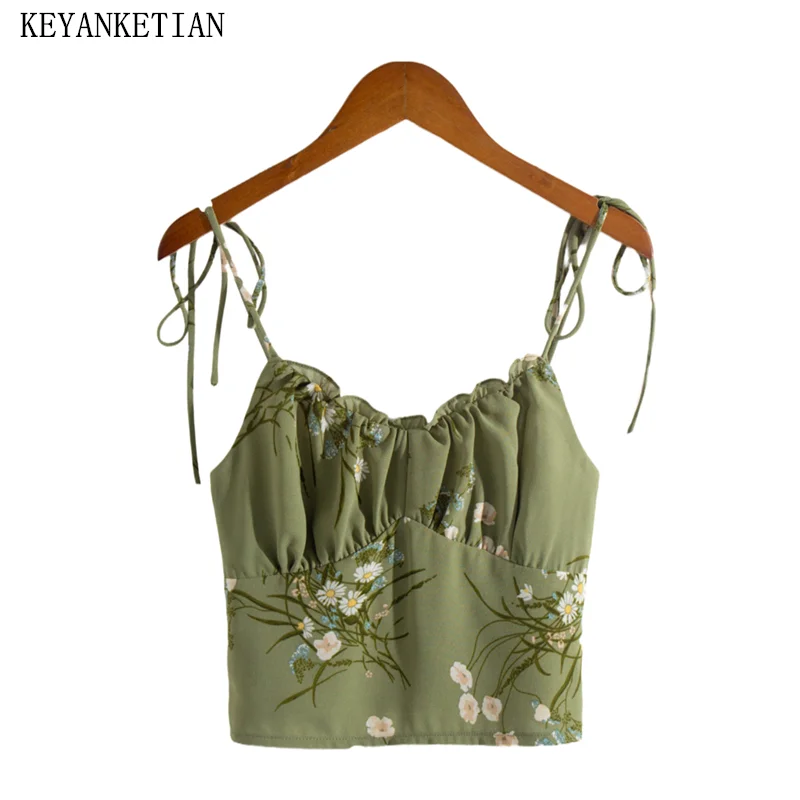 Новинка 2024, Женский Топ KEYANKETIAN с цветочным принтом, праздничный шифоновый жилет на шнуровке, Женский корсет, майка, Топ
Новинка 2024, Женский Топ KEYANKETIAN с цветочным принтом, праздничный шифоновый жилет на шнуровке, Женский корсет, майка, Топ