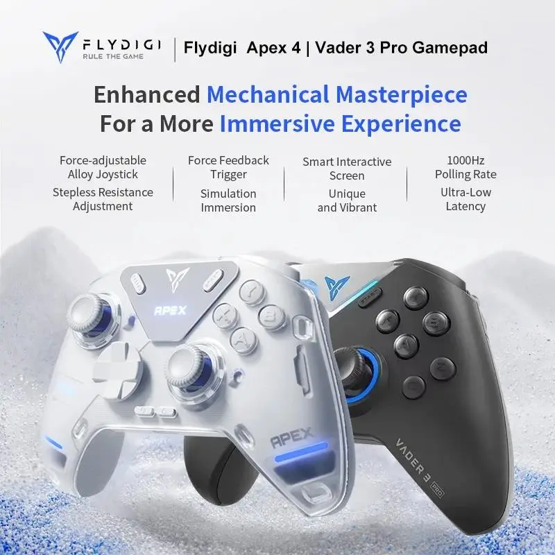 

Flydigi APEX 4 /Vader 3 Pro Wireless Gaming Controller Elite Force Feedback Trigger For PC Palworld/Switch/Mobile/TV Box Gamepad