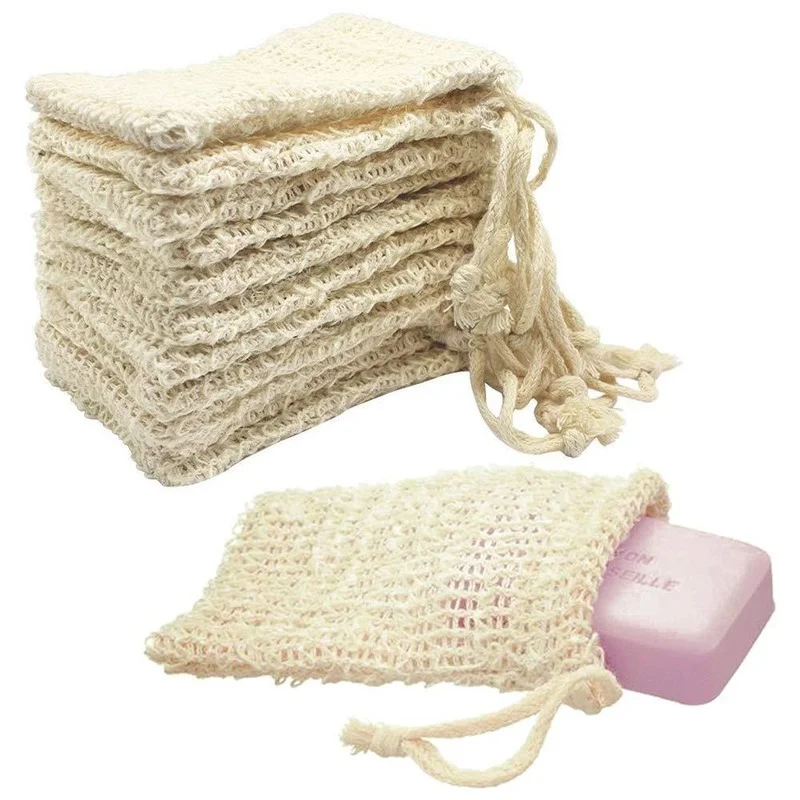 Soap Bar Sisal Soap Bag Shower Bath Sisal SoAP Bag Natural Exfoliating SoAP SaVER PouCH Holder Net Soap 36/24/15/10PCS
Soap Bar Sisal Soap Bag Shower Bath Sisal SoAP Bag Natural Exfoliating SoAP SaVER PouCH Holder Net Soap 36/24/15/10PCS