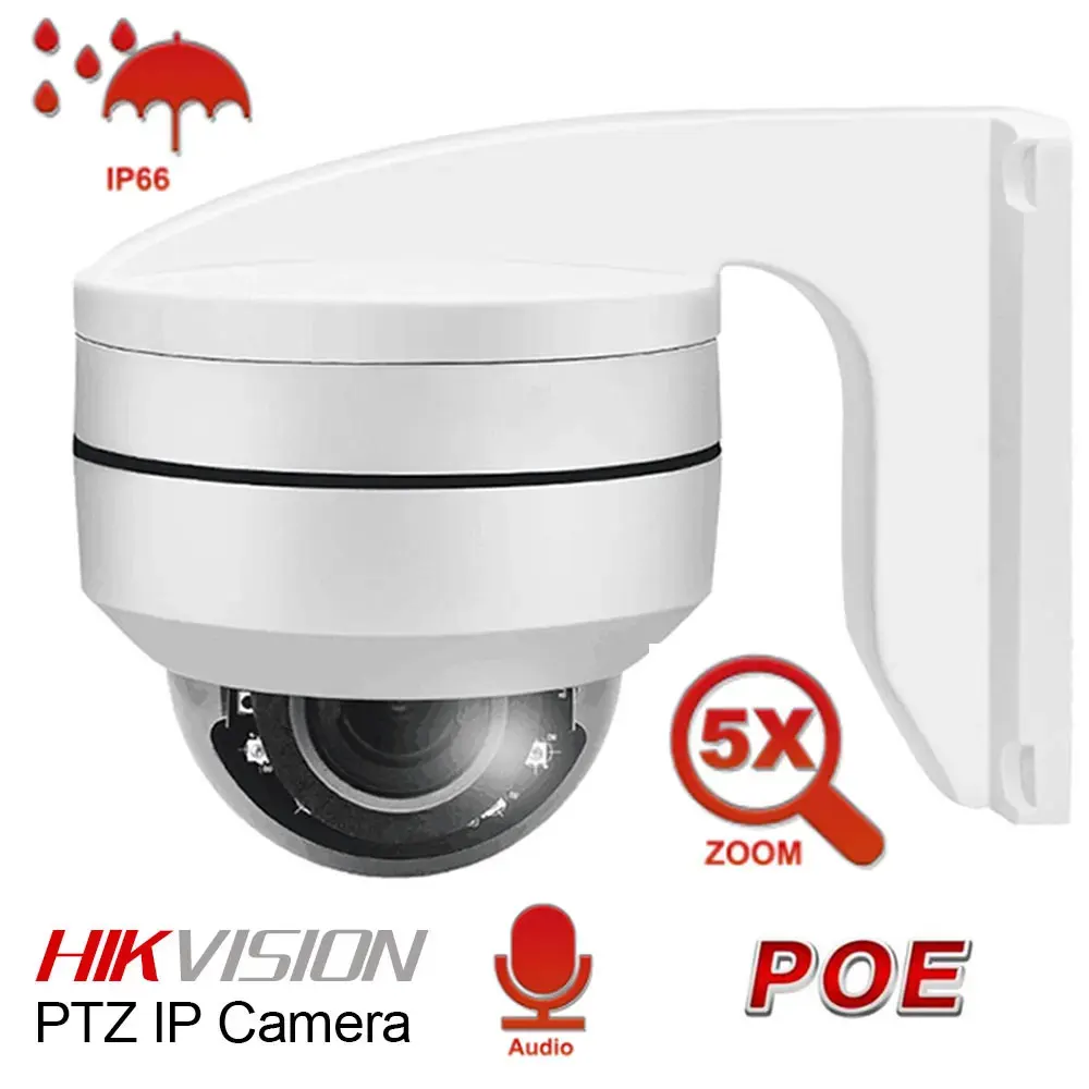 

4K 8mp Ptz 5mp 5X Optical Zoom IP POE Security Surveillance Camera CCTV Audio Record Outdoor Street NightVision Waterproof