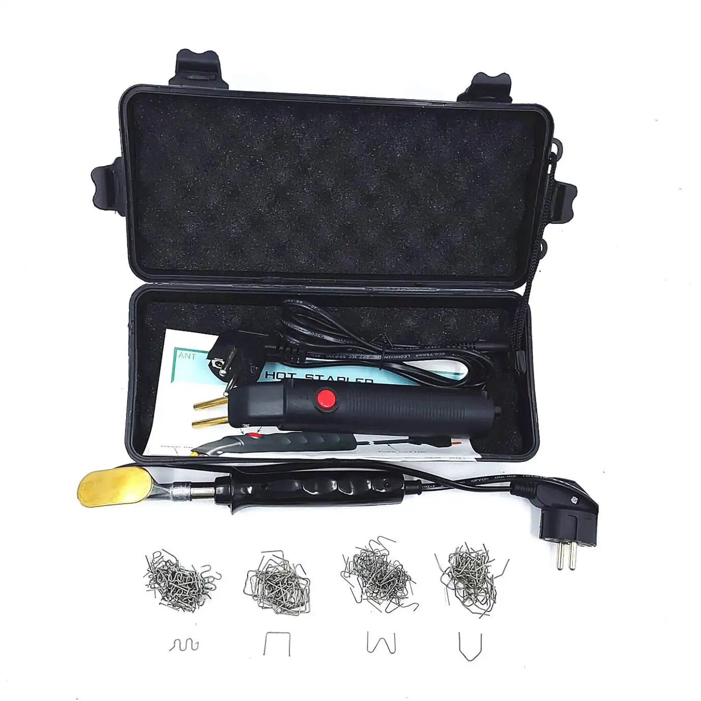 Plastic Repair Gun Hot Plastic Stapler Repair Bumper Weld Gun Plastic Welder Hot Melt Welding Nail Repair Soldering Iron Staples
Plastic Repair Gun Hot Plastic Stapler Repair Bumper Weld Gun Plastic Welder Hot Melt Welding Nail Repair Soldering Iron Staples