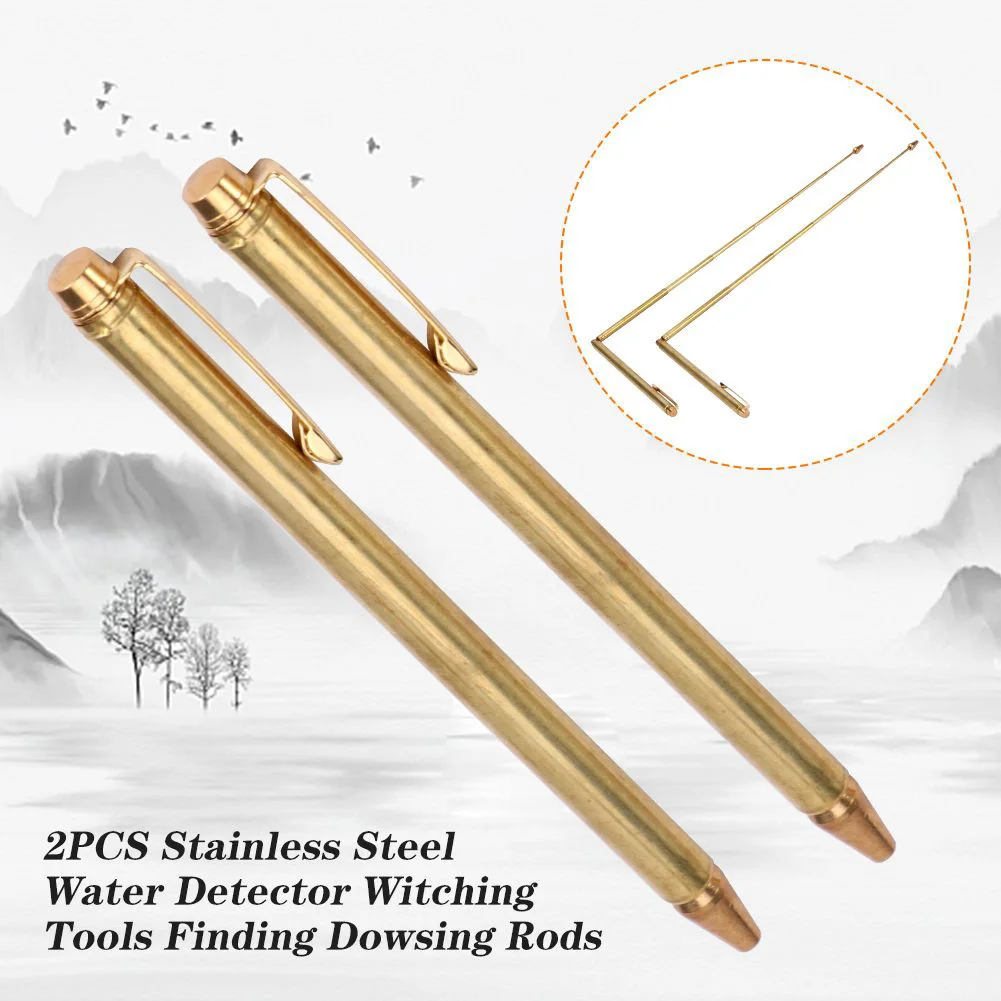 Dowsing Rods Stainless Steel Detector Water Accessories Tool Hunting Adjustable Durable Observe Measuring Instruments
Dowsing Rods Stainless Steel Detector Water Accessories Tool Hunting Adjustable Durable Observe Measuring Instruments