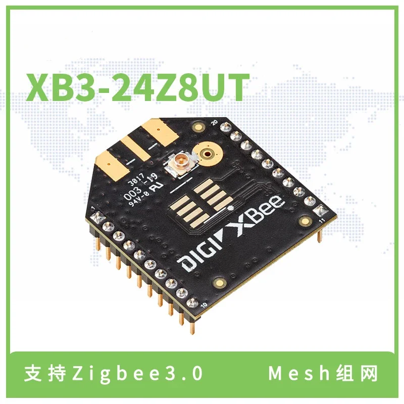 XB3-24Z8UT in stock! Digi XBee3 – ZigBee 3.0 2.4 Ghz 3.0, compatible bluetooth XB3-24Z8ST, U.FL Ant, TH MT
XB3-24Z8UT in stock! Digi XBee3 – ZigBee 3.0 2.4 Ghz 3.0, compatible bluetooth XB3-24Z8ST, U.FL Ant, TH MT