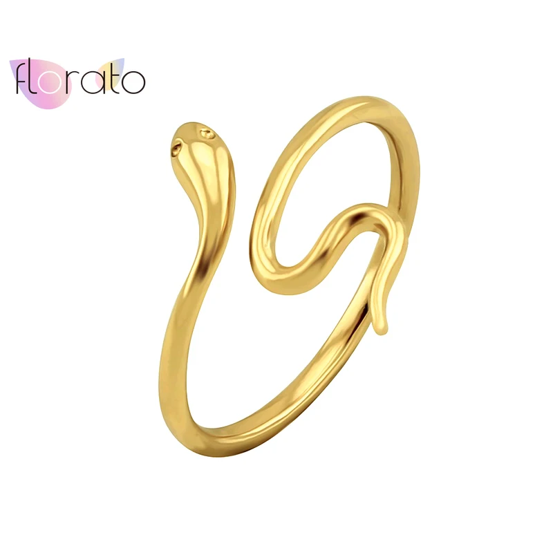 Plated 24K Gold/925 silver Bohemian Snake Ring for Women Artistic Design Opening Resizable Female Statement Ring Fashion Jewelry
Plated 24K Gold/925 silver Bohemian Snake Ring for Women Artistic Design Opening Resizable Female Statement Ring Fashion Jewelry