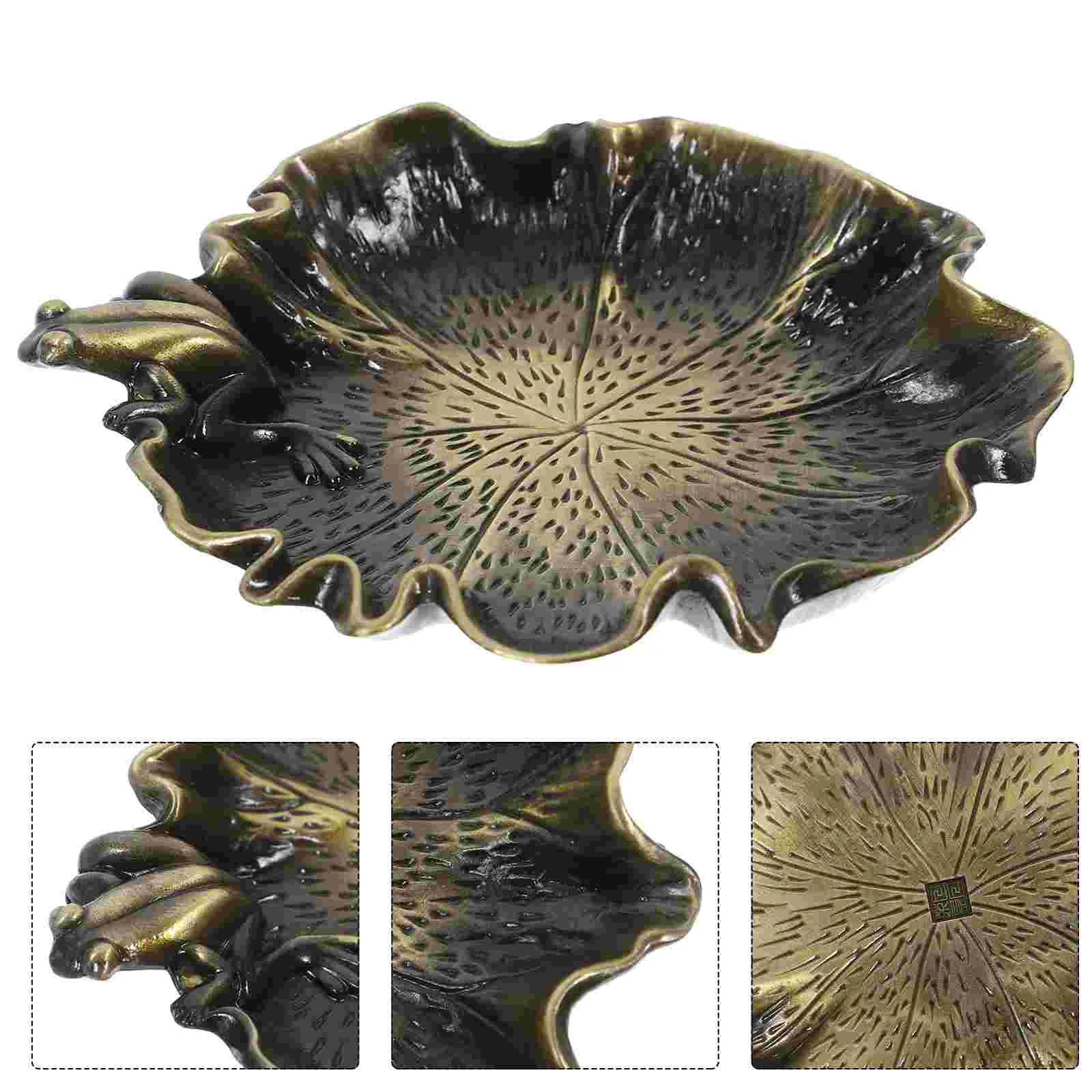 Decor Inkstone Ornament Calligraphy Plate Multifunctional Desktop Stationery Inkwell Lotus-leaf Frogs Dish Container
Decor Inkstone Ornament Calligraphy Plate Multifunctional Desktop Stationery Inkwell Lotus-leaf Frogs Dish Container