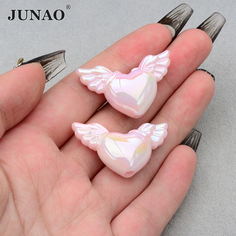 JUNAO 10Pcs 35*22mm Mix Color Sew On Resin Angel Love Heart For DIY handmade Mobile Phone Chain Car Hanging Jewelry Accessories 
JUNAO 10Pcs 35*22mm Mix Color Sew On Resin Angel Love Heart For DIY handmade Mobile Phone Chain Car Hanging Jewelry Accessories