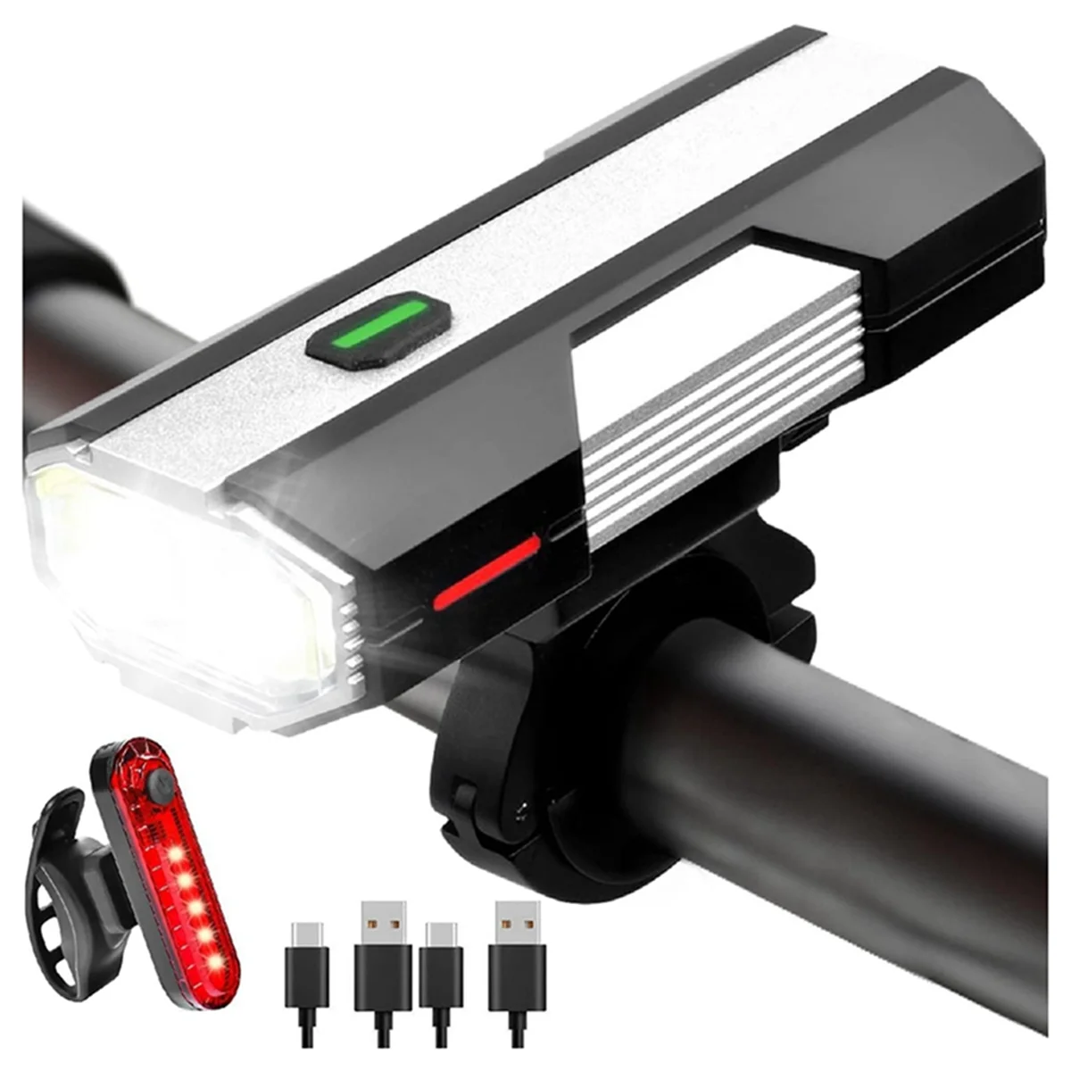 

Велосипедная фара с USB-зарядкой, высокая мощность, дальний и ближний свет, фотовспышка для езды на велосипеде