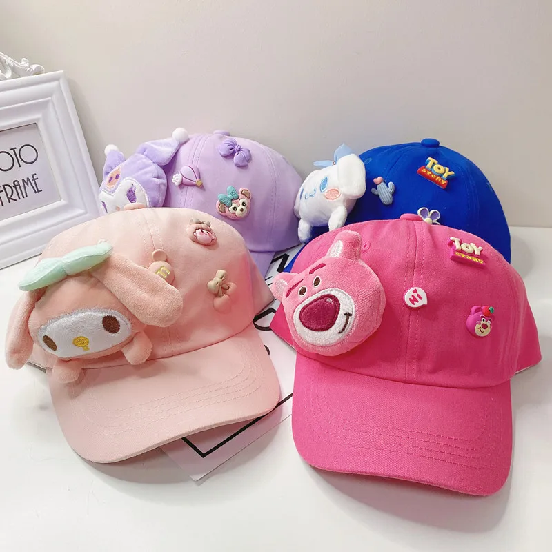 Kawaii Sanrio Cinnamoroll Kuromi Mymelody детская бейсболка мультфильм аниме плюши Кепка уличная шляпа от солнца для мальчиков девочек игрушка подарок
Kawaii Sanrio Cinnamoroll Kuromi Mymelody детская бейсболка мультфильм аниме плюши Кепка уличная шляпа от солнца для мальчиков девочек игрушка подарок