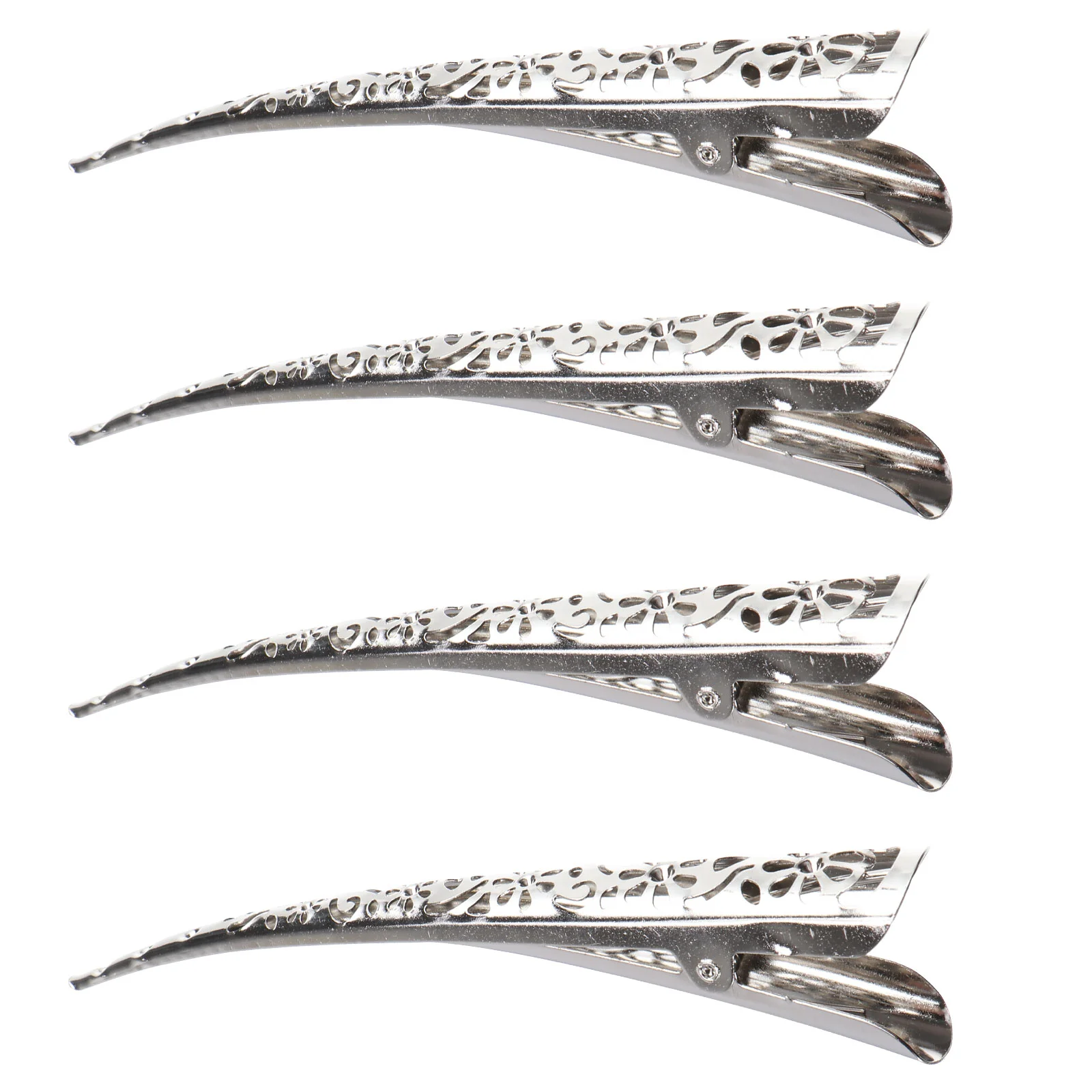 4pcs Large Alligator Hair Clips Non- Hollow Metal Hair Clips for Styling Salon Sectioning ( Silver )
4pcs Large Alligator Hair Clips Non- Hollow Metal Hair Clips for Styling Salon Sectioning ( Silver )