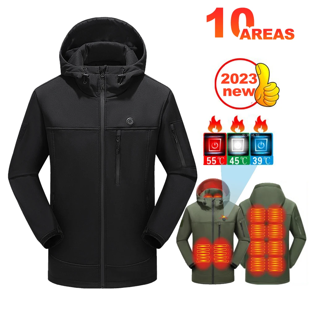 Heated Jacket 10 Zone Men Women USB Electric Self Heated Clothing Waterproof Long Sleeve Hoodie Winter Camping Hiking Skiing
Heated Jacket 10 Zone Men Women USB Electric Self Heated Clothing Waterproof Long Sleeve Hoodie Winter Camping Hiking Skiing