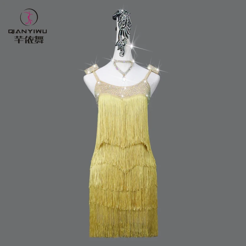 New Latin Dance Clothes Competition Costume Tassel Dress Women Cabaret Practice Wear Girl Prom Skirts Kids Line Suit Samba Stage
New Latin Dance Clothes Competition Costume Tassel Dress Women Cabaret Practice Wear Girl Prom Skirts Kids Line Suit Samba Stage
