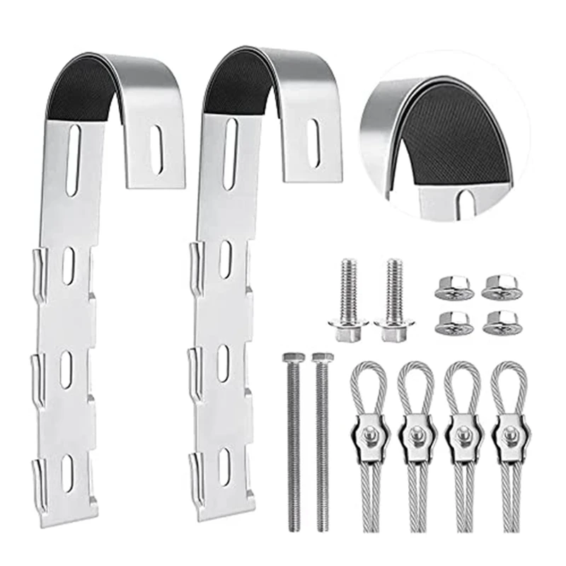 2PCS Solar Panel Mounting Hooks Solar Panel Holder For Balcony Railing, For PV Module
2PCS Solar Panel Mounting Hooks Solar Panel Holder For Balcony Railing, For PV Module