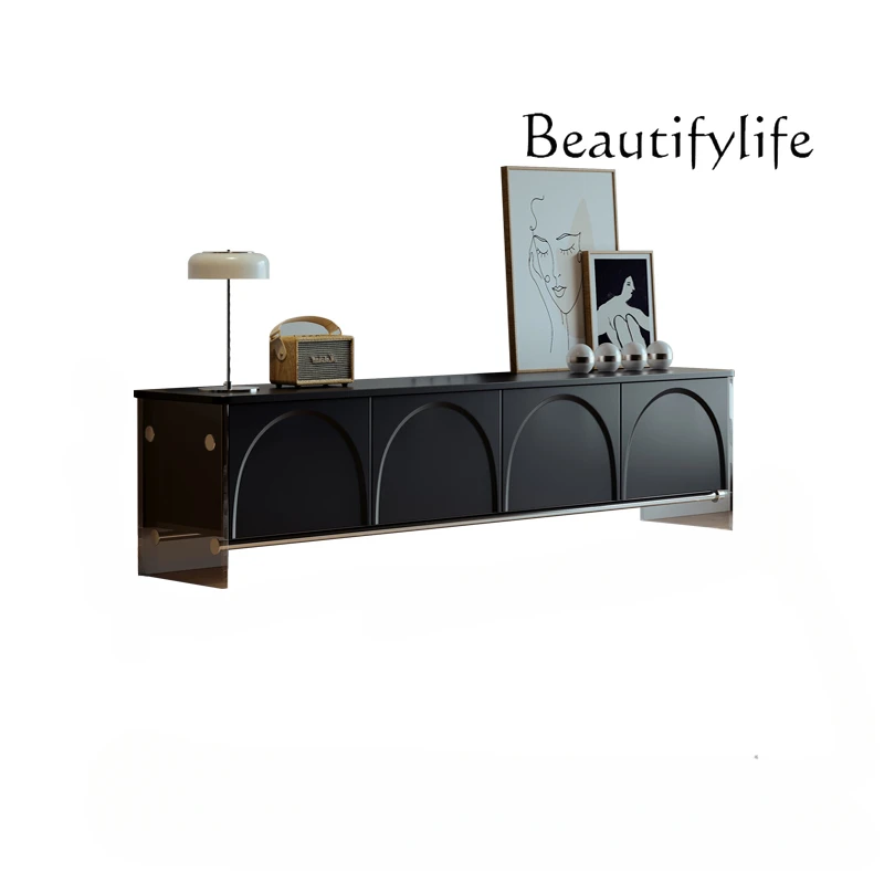 Extreme Acrylic TV Cabinet Suspension Living Room Home Light Luxury Black European Coffee Table
Extreme Acrylic TV Cabinet Suspension Living Room Home Light Luxury Black European Coffee Table