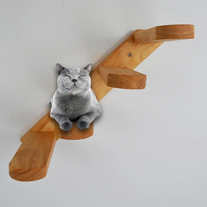 Climbing Shelf Cat Wood Cat Stairs With 4 Steps Wall Mounted Cat Stairway Great For Scratching And Climbing For Cats Perch
Climbing Shelf Cat Wood Cat Stairs With 4 Steps Wall Mounted Cat Stairway Great For Scratching And Climbing For Cats Perch