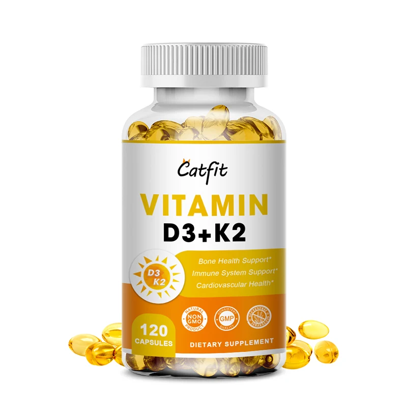 Витаминный комплекс Catfit D3K2 Витаминная капсула Teeth & Skeleton & Heart, легко впитывает Витамин K2 D3
Витаминный комплекс Catfit D3K2 Витаминная капсула Teeth & Skeleton & Heart, легко впитывает Витамин K2 D3