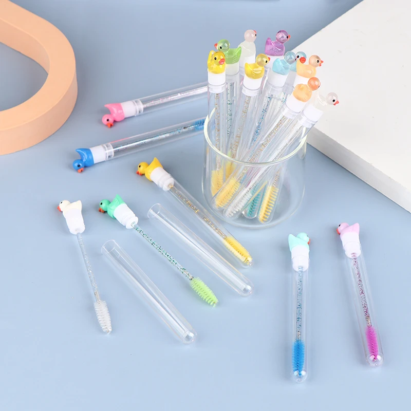 1Pcs Reusable Tube Eyelash Brush Eyebrow Brush Cute Duck Design Crystal Rod Dust-proof Eyelash Extension Tool Lash Mascara Wand
1Pcs Reusable Tube Eyelash Brush Eyebrow Brush Cute Duck Design Crystal Rod Dust-proof Eyelash Extension Tool Lash Mascara Wand