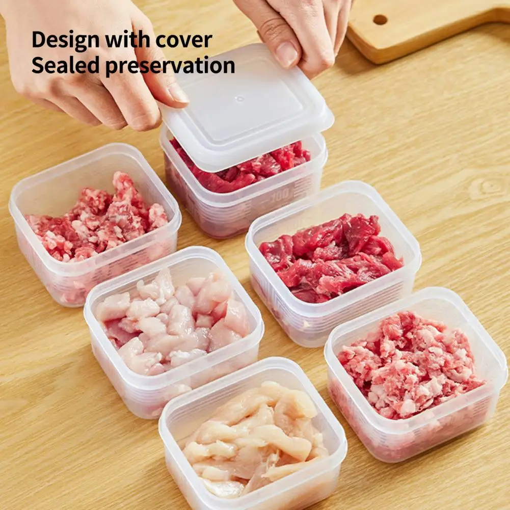 1 Set 100/200ml Food Storage Container with Lid Preservation Refrigerator Food Fruit Storage Box Kitchen Supplies Keep Fresh Box 
1 Set 100/200ml Food Storage Container with Lid Preservation Refrigerator Food Fruit Storage Box Kitchen Supplies Keep Fresh Box