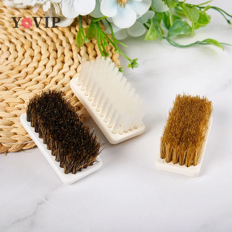 

1PC Mini Boar Bristle Men's Shaving Brush Portable Natural Beard Brush For Facial Cleaning Mustache Polishing Tools Eco Friendly