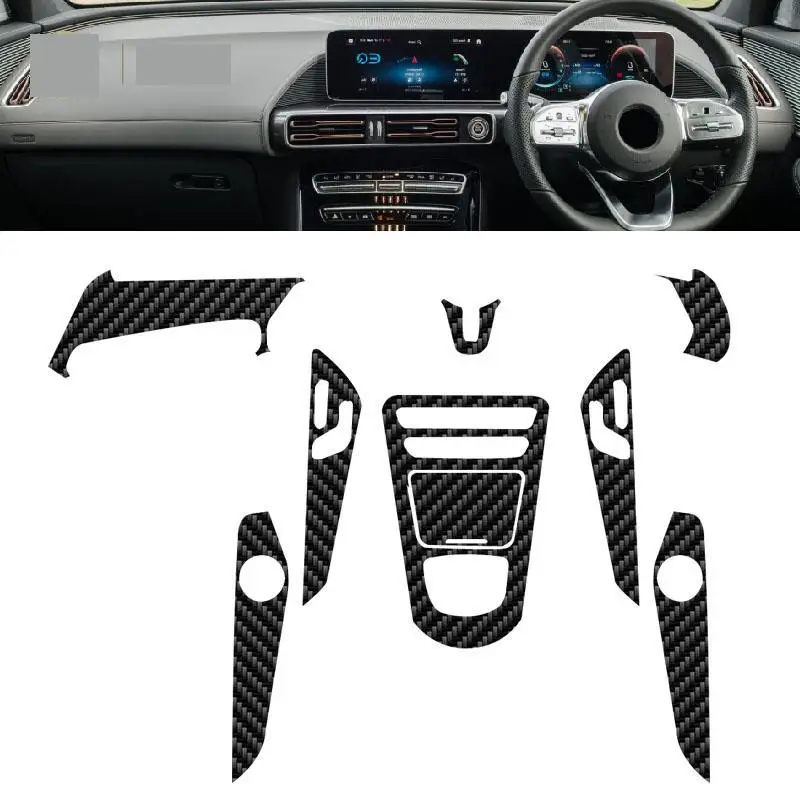 For Mercedes Benz N293 EQC 350 400 2020-2023 Car interior carbon fibre Film 5D PET Center console Anti scratch resist film refit
For Mercedes Benz N293 EQC 350 400 2020-2023 Car interior carbon fibre Film 5D PET Center console Anti scratch resist film refit