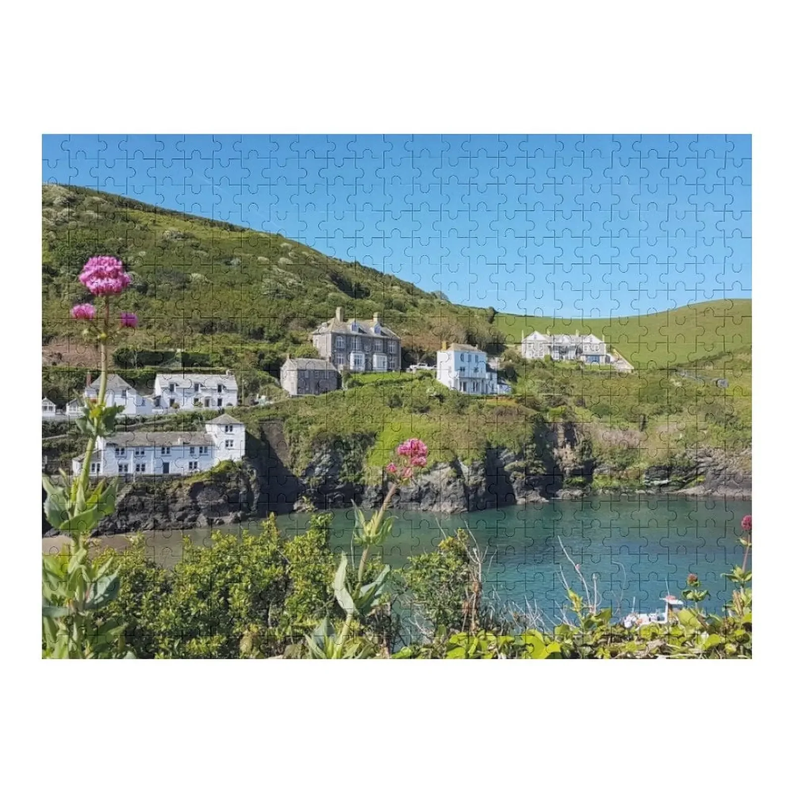 

Port Isaac in North Cornwall (Portwenn in Doc Martin) Jigsaw Puzzle Personalised Name Works Of Art Photo Puzzle