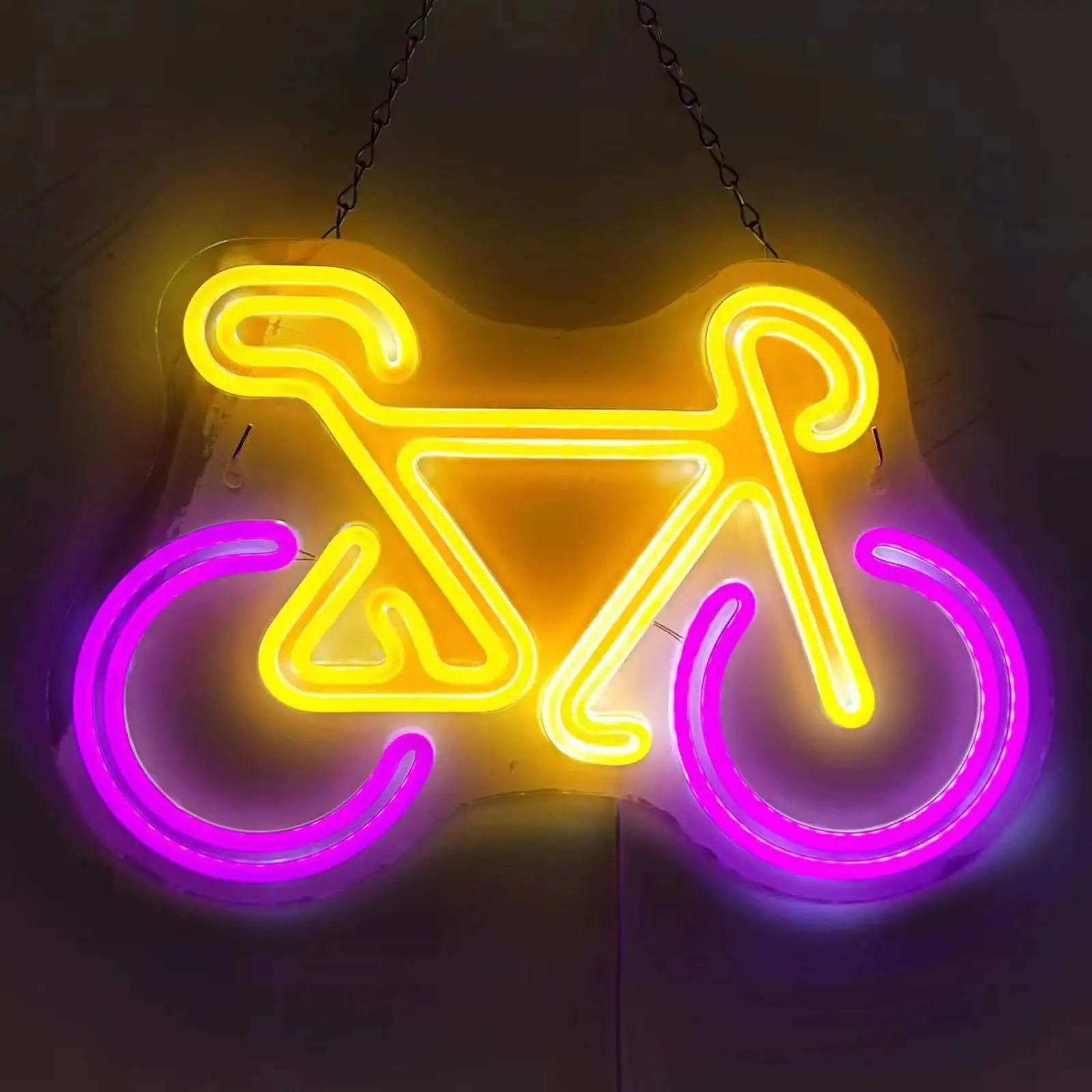 

Неоновый Настенный декор для велосипеда, подвесное декоративное освещение, неоновые светильники