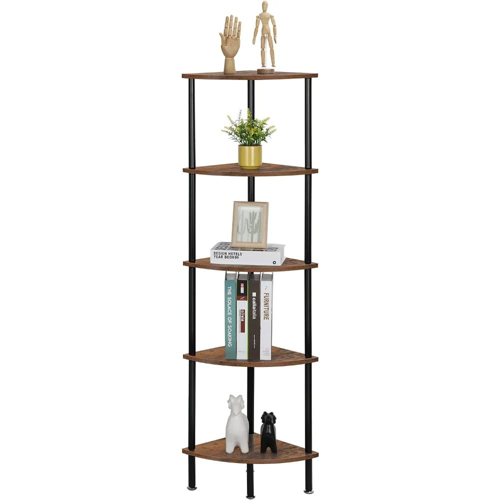 LIANTRAL 5 Tier Corner Shelf, 49.8” Corner Shelf Stand, Corner Bookshelf Plant Stand, Bookcase for Small Spaces for Bathroom
LIANTRAL 5 Tier Corner Shelf, 49.8” Corner Shelf Stand, Corner Bookshelf Plant Stand, Bookcase for Small Spaces for Bathroom