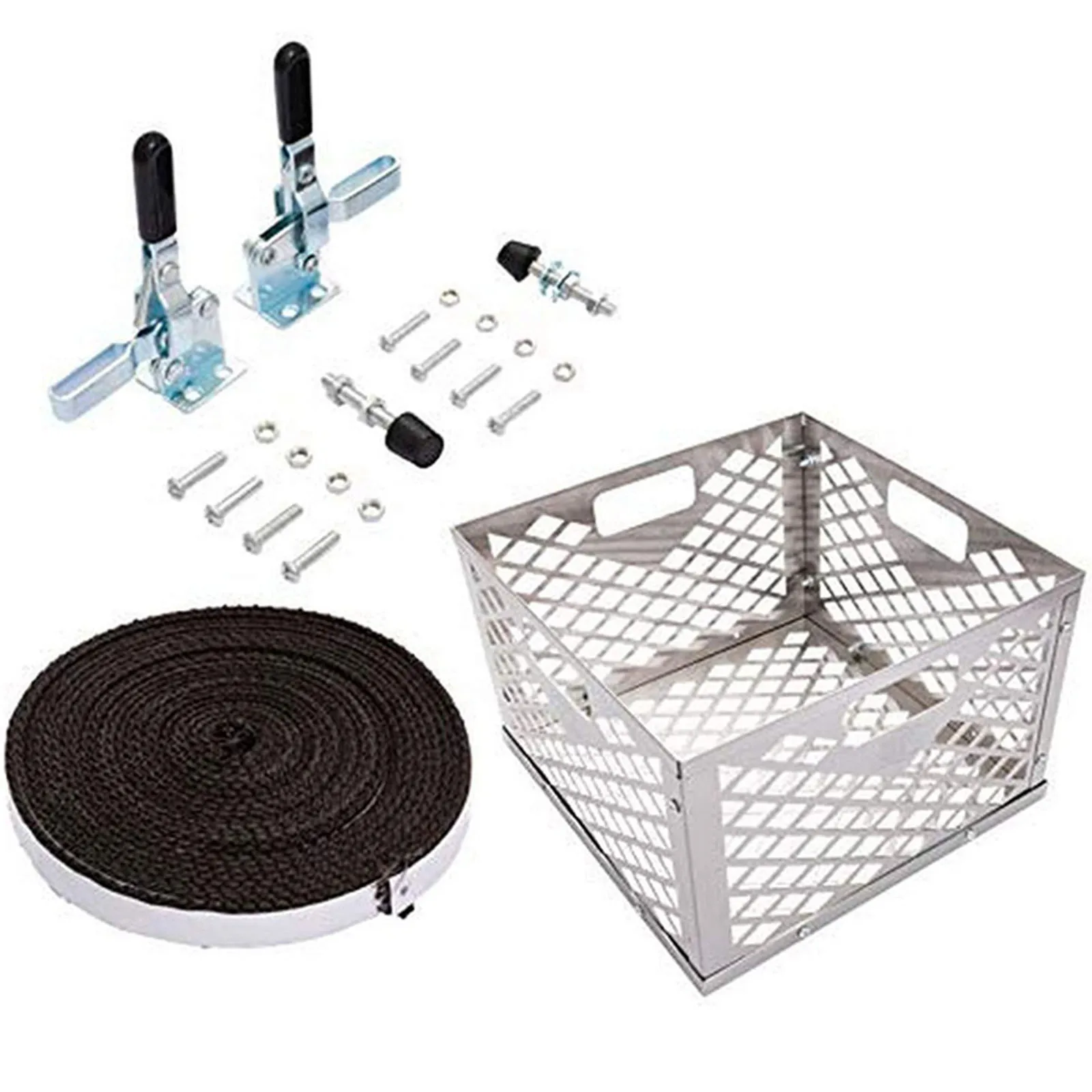 Ensure Air Tight Sealing with Fiber Fleece Smoker Gasket Set Compatible with 3 in 1 Combos Offset Smokers and Grills
Ensure Air Tight Sealing with Fiber Fleece Smoker Gasket Set Compatible with 3 in 1 Combos Offset Smokers and Grills