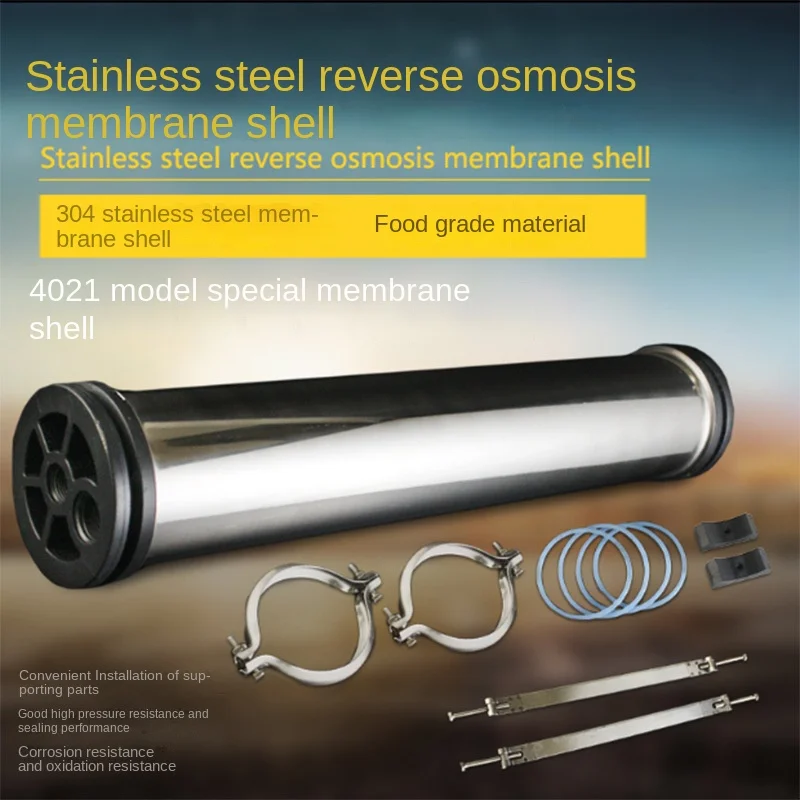 304 Stainless Steel Casing 4021/4040 Membrane Shell 4-Inch Industrial Water Treatment Equipment Parts
304 Stainless Steel Casing 4021/4040 Membrane Shell 4-Inch Industrial Water Treatment Equipment Parts