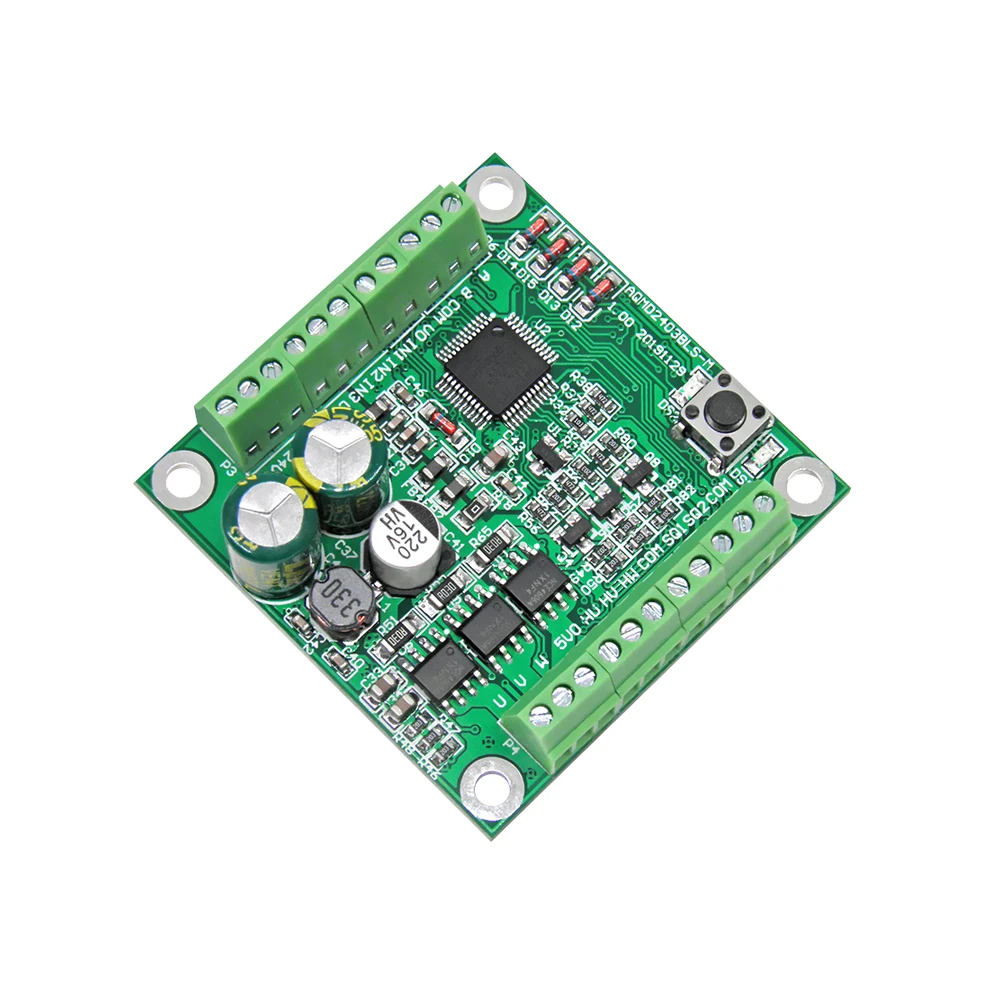 9V~24V Brushless DC Motor Driver Current/Speed/Position PID Control Motor Regulator Support Logic Level PWM Pulse Input Signal
9V~24V Brushless DC Motor Driver Current/Speed/Position PID Control Motor Regulator Support Logic Level PWM Pulse Input Signal