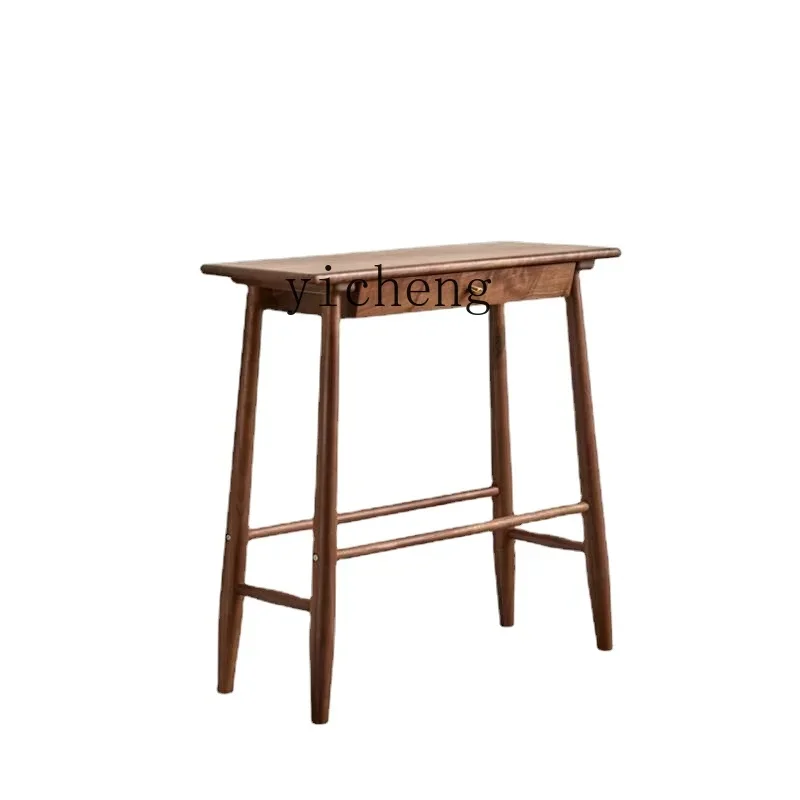 ZK Black Walnut a Long Narrow Table Solid Wood Console Tables Simple Retro Altar
ZK Black Walnut a Long Narrow Table Solid Wood Console Tables Simple Retro Altar
