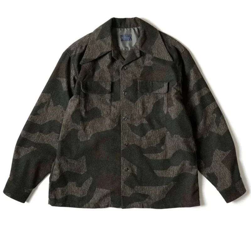 

22SS KAPITAL Hiroshi Hirata's Limited Extinct Japanese Camouflage Military Style Casual Jacket for Men New Arrival