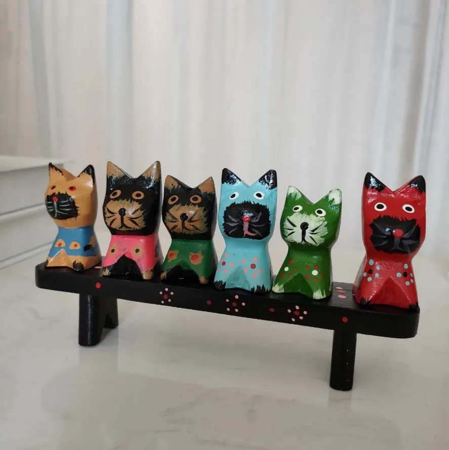 Kedicat Grinding Kitten Fine Home Furnishings Style Handmade Wooden Mediterranean Creative Wood Animal Painted Gifts
Kedicat Grinding Kitten Fine Home Furnishings Style Handmade Wooden Mediterranean Creative Wood Animal Painted Gifts