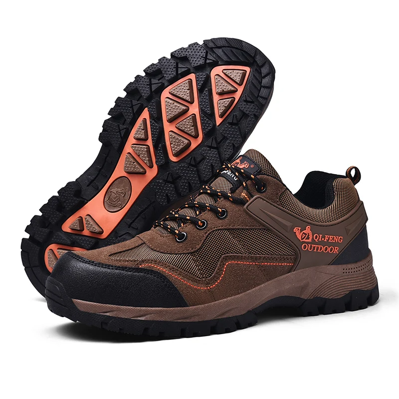Men's Waterproof Hiking Shoes Leather Low-Top Hiking Shoes for Outdoor Trailing Trekking Camping Walking
Men's Waterproof Hiking Shoes Leather Low-Top Hiking Shoes for Outdoor Trailing Trekking Camping Walking
