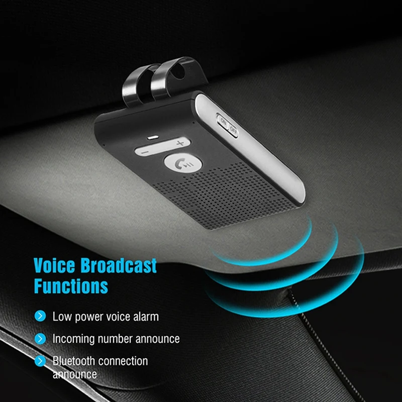 HIFI Bluetooth Speaker Handsfree Car Sun Visor Clip Wireless Audio Receiver Speakerphone Loud Music Player Microphone
HIFI Bluetooth Speaker Handsfree Car Sun Visor Clip Wireless Audio Receiver Speakerphone Loud Music Player Microphone