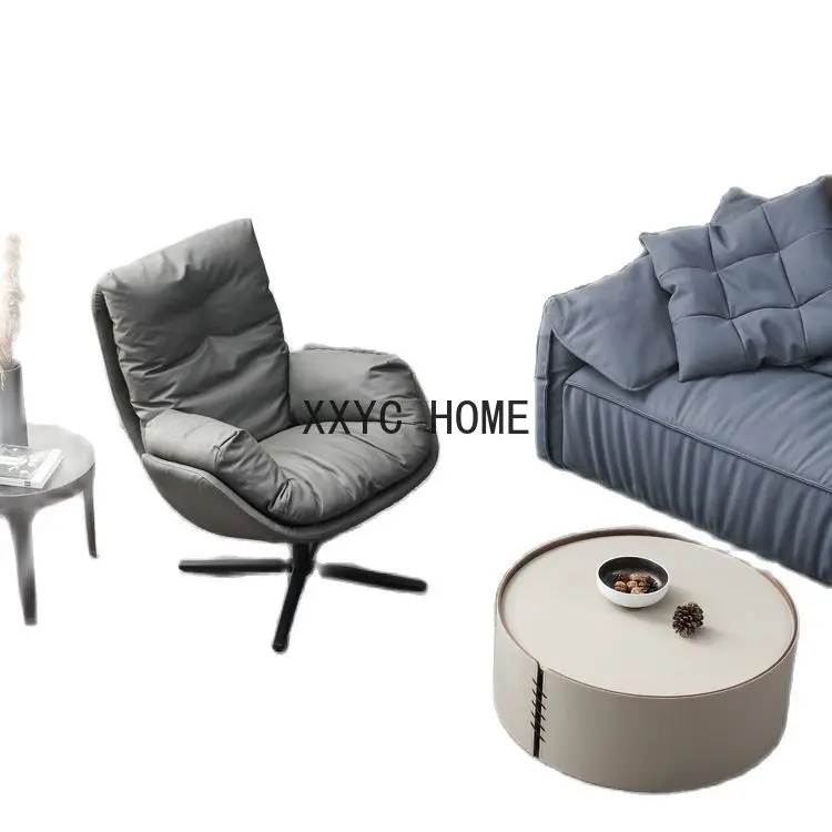 Single-Seat Sofa Chair Italian Minimalist Balcony Leisure Chair Living Room Home Lazy Recliner
Single-Seat Sofa Chair Italian Minimalist Balcony Leisure Chair Living Room Home Lazy Recliner