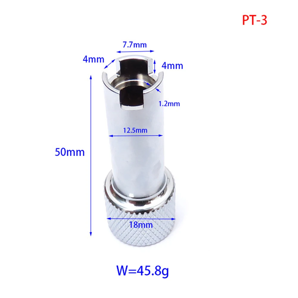 1pc Poppet Adjust Tool Diving BCD Non-Adjustable Mechanical Breathing Poppet Adjust Tool PT-3/PT-4 Chrome Plated Copper Tool
1pc Poppet Adjust Tool Diving BCD Non-Adjustable Mechanical Breathing Poppet Adjust Tool PT-3/PT-4 Chrome Plated Copper Tool