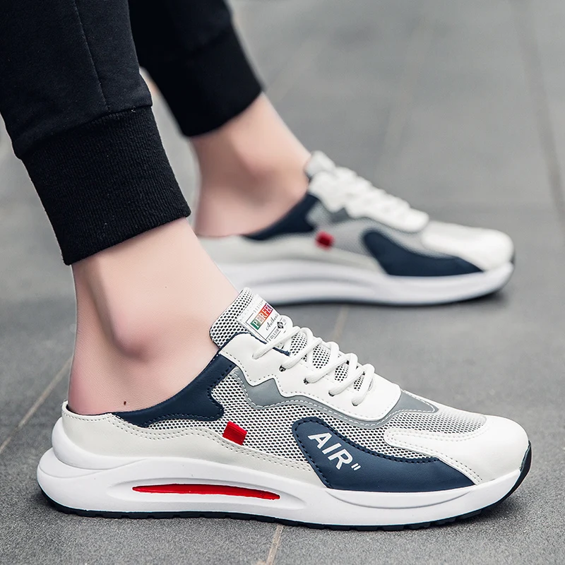 Fashion Comfortable Men's Shoes Anti-slip Walking Shoes Lightweight Breathable Flat Half Slippers Trendy No Heel Footwear
Fashion Comfortable Men's Shoes Anti-slip Walking Shoes Lightweight Breathable Flat Half Slippers Trendy No Heel Footwear