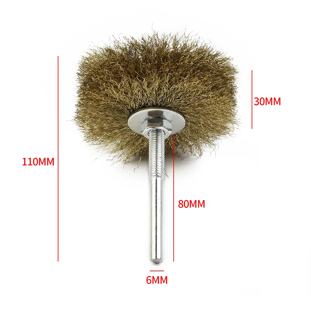 90mm Copper Plated Wire Wheel Brush 6.0mm Shank For Mini Drill Rotary Tools Suitable For Wood Carving, Nuclear Carving, Jewelry
90mm Copper Plated Wire Wheel Brush 6.0mm Shank For Mini Drill Rotary Tools Suitable For Wood Carving, Nuclear Carving, Jewelry