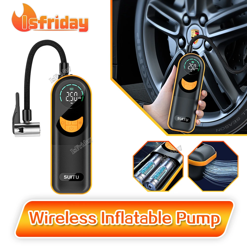 Насос для автомобильных покрышек 3-150psi беспроводной автомобильный воздушный компрессор 2X200 0 мА · ч, USB Перезаряжаемый для мотоциклетного велосипедного мяча
Насос для автомобильных покрышек 3-150psi беспроводной автомобильный воздушный компрессор 2X200 0 мА · ч, USB Перезаряжаемый для мотоциклетного велосипедного мяча