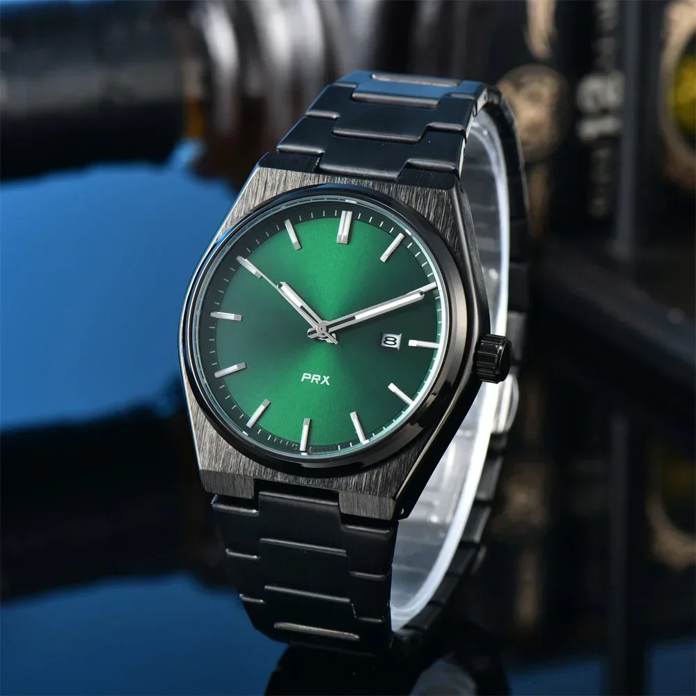 

Luxury Brand Watches for Men Quartz PRX Chronograph High Quality Business Wristwatch Auto Date Dial watch